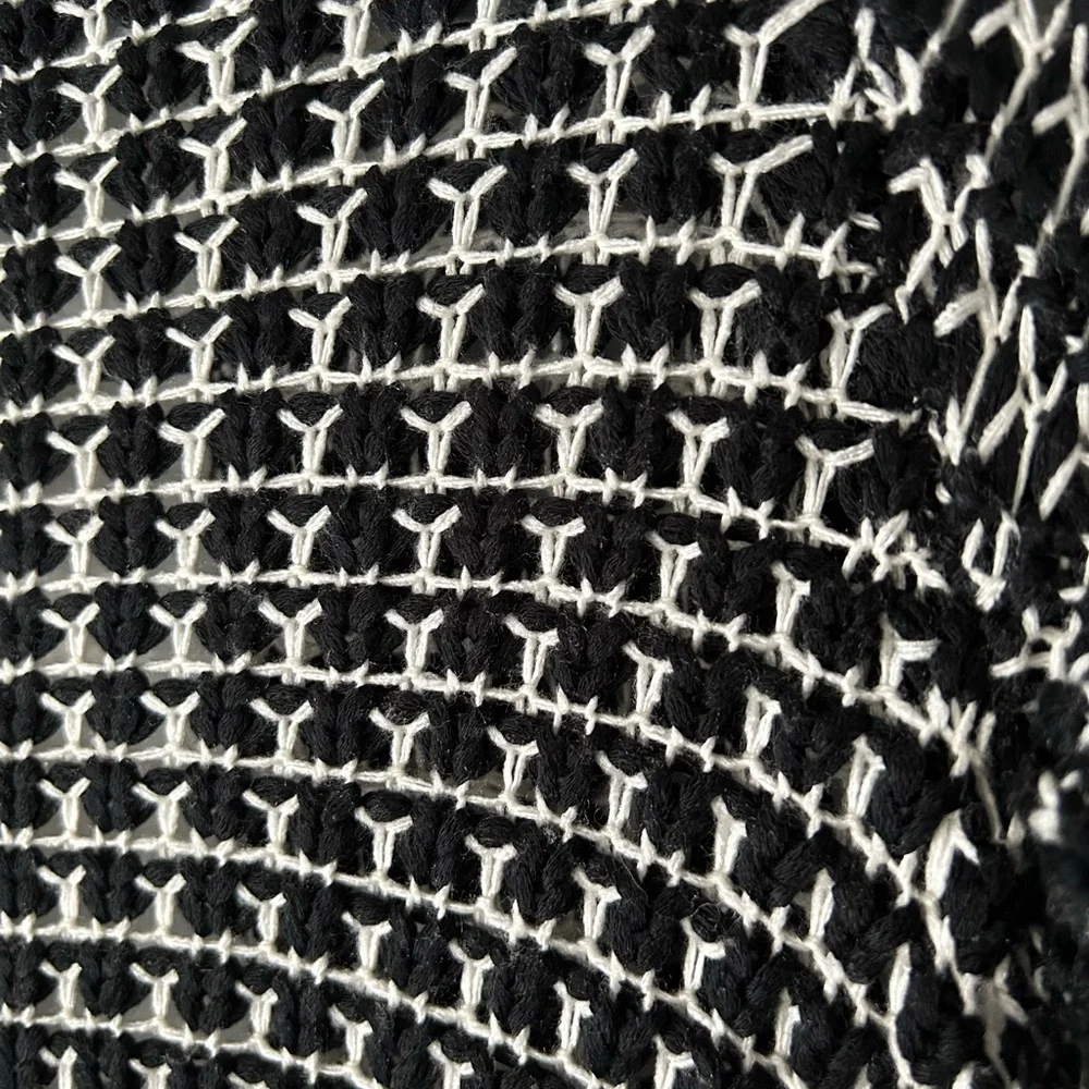 Black cape/ cardigan sweater - Picture 3 of 4